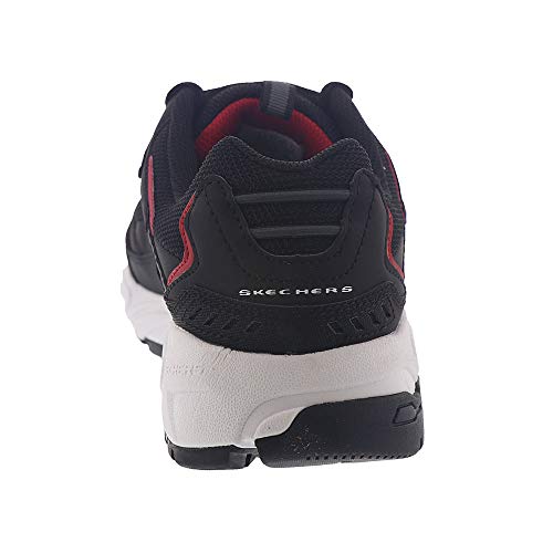 Skechers Skechers Stamina Cutback Mens Sneakers Black/Red 10 EW