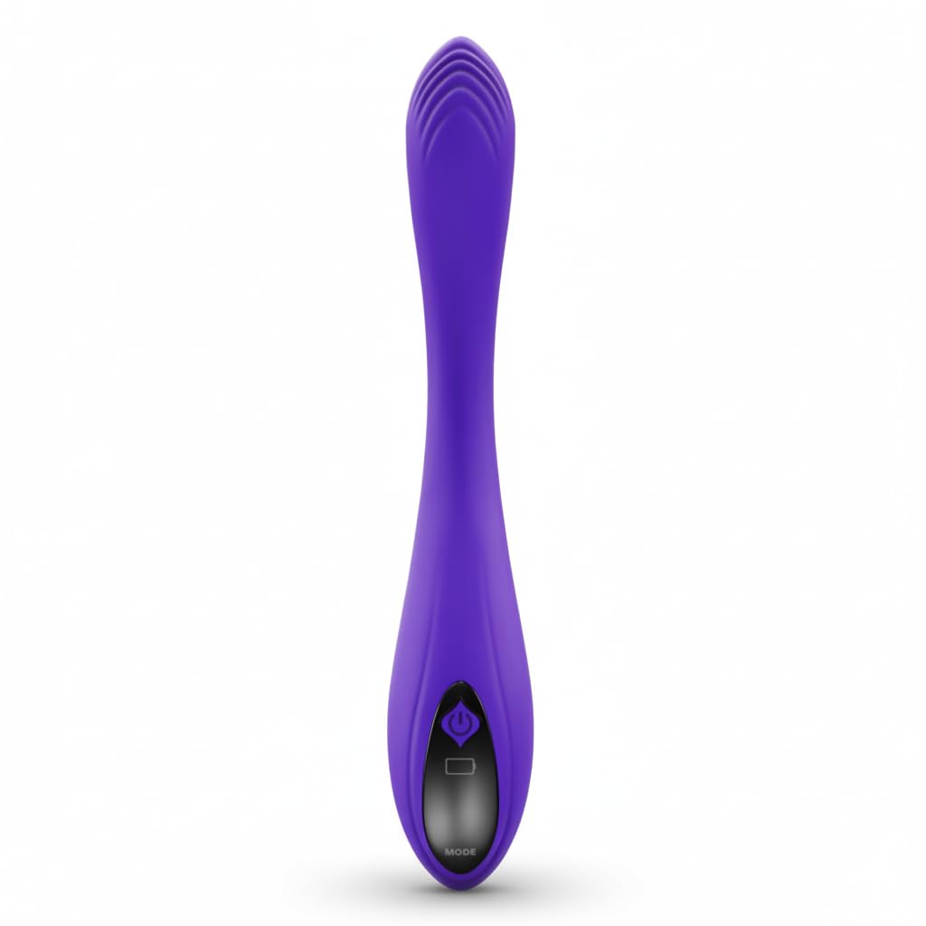 Zyllion Digital Bendable Personal Body Massager – Flexible Neck & Shoulder Massage Wand, Powerful Handheld Electric Vibrating Massager, Purple-image-6
