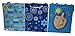 Set of 3 Deluxe Hanukkah Gift Bags, Assorted Designs
