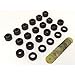 Rugged Ridge | Body Mount Kit, Black | 1-107BL | Fits 1997-2003 Jeep Wrangler TJ