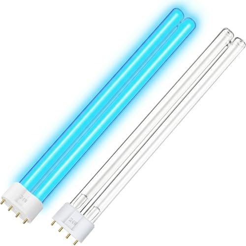 Pack 2 Bombillas Reemplazo 24W UV 2G11 4 Pines miniatura 1