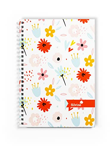 Silvine A5 Marlene West Hardback Notebook - Lined (140 Pages)
