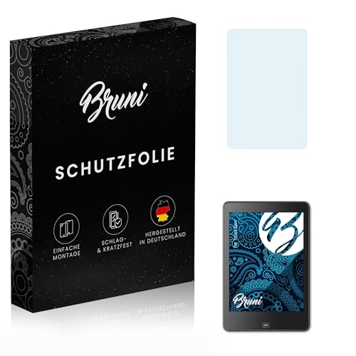 Bruni Screen Protector compatible with Tolino Epos Protector Film, crystal clear Protective Film (2X)