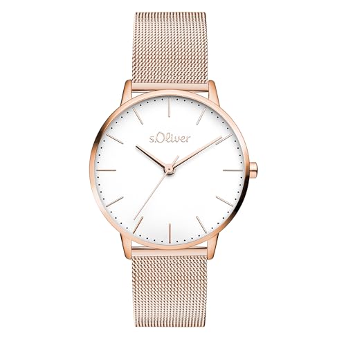 Montre pour femmes s.Oliver 34 mm montre-bracelet analogique étanche quartz chic