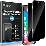 ELYCO Sichtschutz für Google Pixel 10/10 Pro/Pixel 9/9 Pro für Panzerglas, 2 Stück Anti-Spy Schutzfolie, Sichtschutz Panzer Schutz Glas, Privacy Displayschutz, 9H Härte, Kratzfest, Blasenfrei