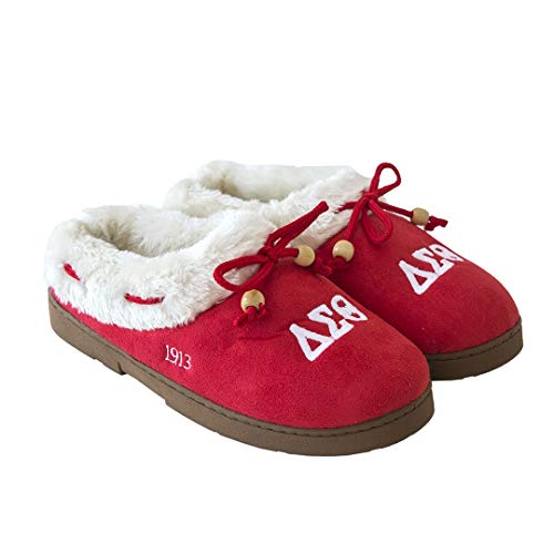 Delta Sigma Theta Sorority New Cozy Slipper - Medium (M): 5-6