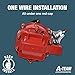 A-Team Performance - Complete HEI Distributor 65K Coil 7500 RPM - Compatible With Chevrolet Chevy GM GMC 4.3L 262 V6 EFI to CARB SWAP 90° V-6 One Wire Installation Red Cap