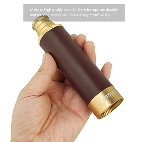 STOBOK Telescópio Pirata 25X30 Luneta Telescópio Portátil Dobrável Portátil Monocular