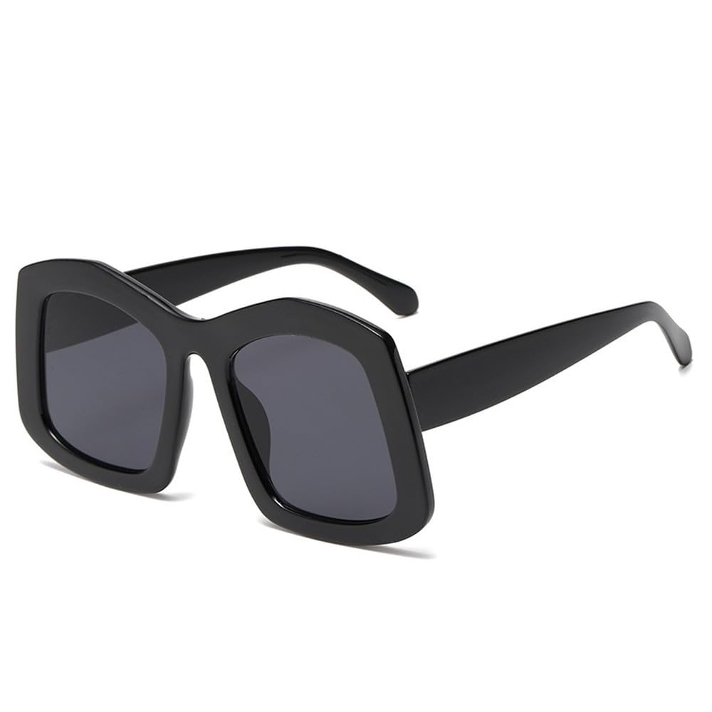 Gafas de sol de montura grande estilo vintage para mujer, gafas de sol para hombre, protección UV400