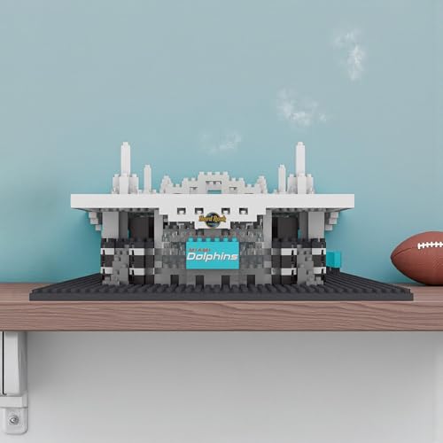 Image of FOCO NFL Unisex-Adult NFL Team Construction Blocks 3D Mini BRXLZ Stadium