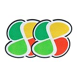 【最新法令準拠 強再帰反射 取扱説明書】高齢者マーク マグネット ステッカー 14.05×15.35cm 2枚セット 高齢運転者マーク 道路交通法適合品 シルバーマーク もみじマーク シニアマーク 車 両面粘着テープ付き UVカット シンプル 防水 糊残りしない 両面テープ付 非金属面可能 日本製 簡単貼り付け 夜間可視性 レンタカー対応 厚さ0.5mm耐久素材 貼ってはがせる 最適サイズ 野外耐候 煽り運転 防止 キズ隠し 2枚【Ritaverse】