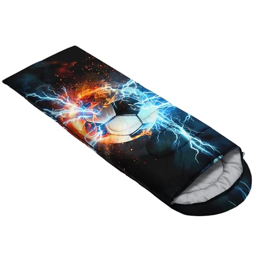 Image of QOOMO Camping Sleeping Bags,3 Season Warm & Cool Weather,Lightweight,Waterproof Sleeping Bags for Adults & Kids,Traveling,and Outdoors,Camping Gear Equipment