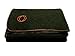 Orion Blanket Co. "Vestige" Military Wool Blanket, 4.2 lbs, We Donate 1 Blanket for Every 5 Sold, 66" x 84" (Green/Orange)