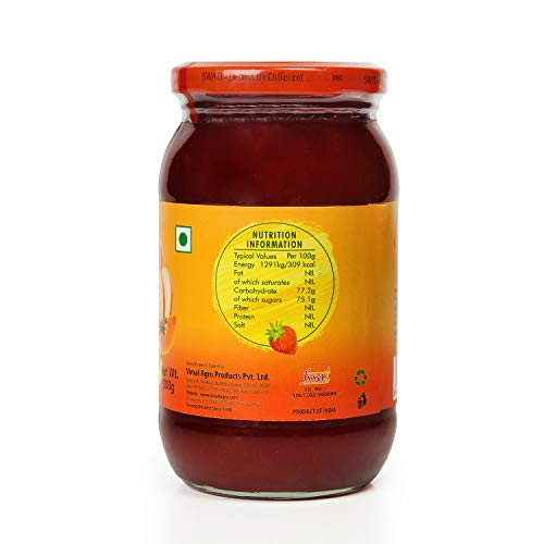 Image of SWAD Delicious Mixed Fruit Jam / Natural Real Fruit Ingredients / Sweet and Tangy Mixed Fruit - 500 Gm (Pack of 2)