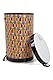 Toca Nesting Drums Freestyle II Djun Djun 12 Kente Cloth TSSNDD-12K-FDP