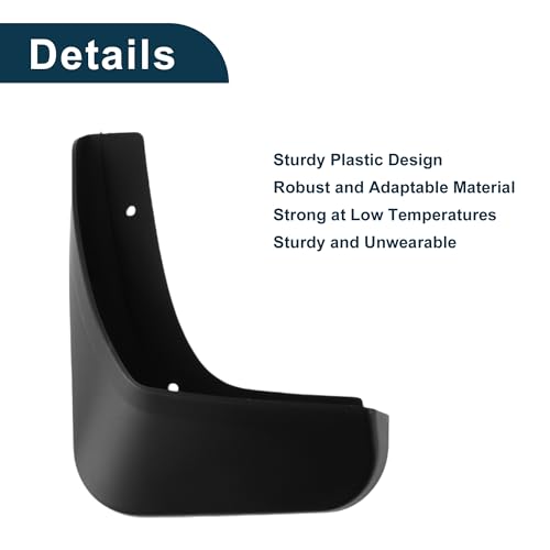 Image of Mud Flaps Splash Guards for Volkswagen Polo(Hatchback) 2014-2018 W /Mount Accessories Mud Guards Front and Rear 1 Set