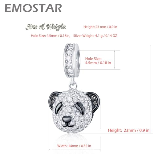 Image of Animal Theme Charms, Mom /Child of Owl Bear Dog, Rabbit Flamingo Elephant Panda Cat Parrot Crocodile Unicorn Charms in 925 Sterling Silver, Fit European Bracelet /Necklace, Gift for Mother /Friend /Lover