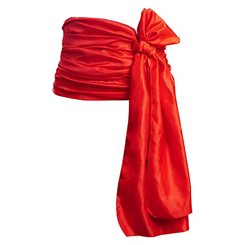 image for Dxhycc Satin Pirate Sash Pirate Medieval Renaissance Large Sash Belt H