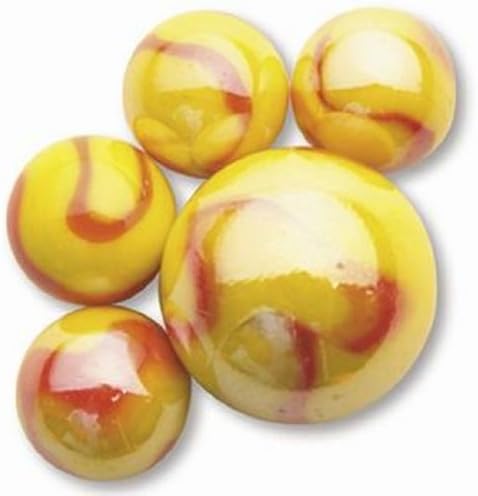 Sun Game Net Set 25 Piece Glass Mega Marbles