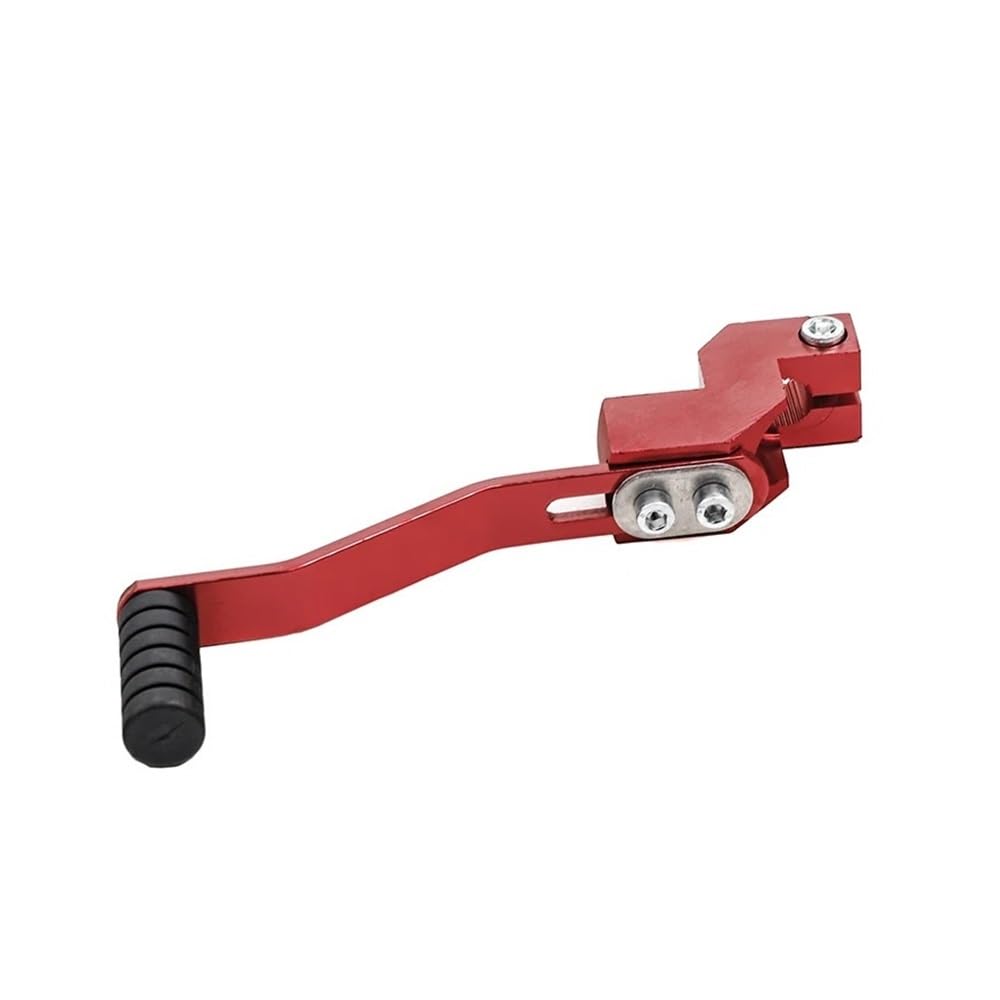 Uuipip Red Motorcycle Gear Shift Lever Universal Adjustable Folding Gear Shifter Pedal Shift Lever For Su&Itable For 110Cc 125Cc Motorcycle Lever Shift Pedal