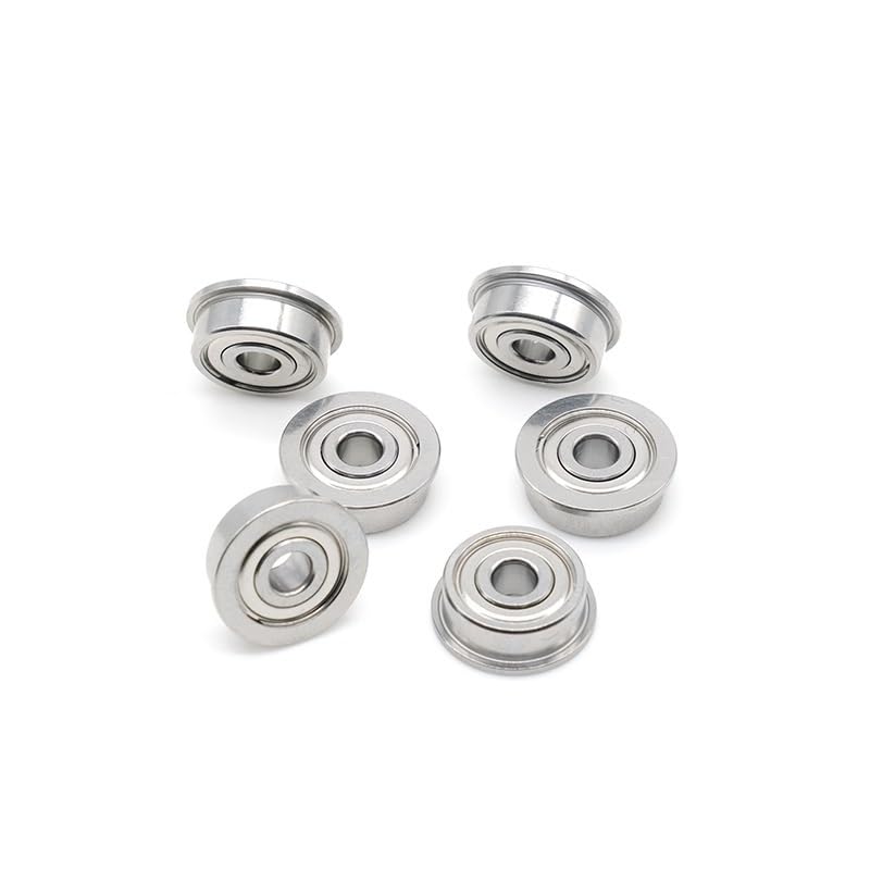 F693ZZ Rodamiento De Brida 3x8x4 Mm ABEC-7 (10 PCS) Rodamientos De Bolas Con Bridas F693 Z ZZ F619/3ZZ(F697ZZ 7X17X5)