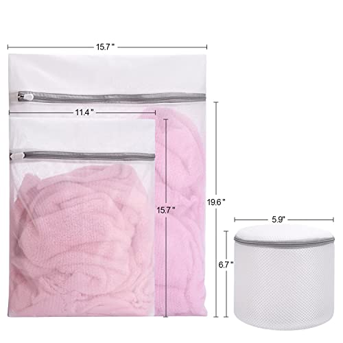 Xcx Mesh Laundry Bags With Four Combinations, Laundry Bra Lingerie Mesh Wash Bags For Different Laundry Needs, Delicates Laundry Bag For Blouse, Underwear (D-7 Pack) #TOP6