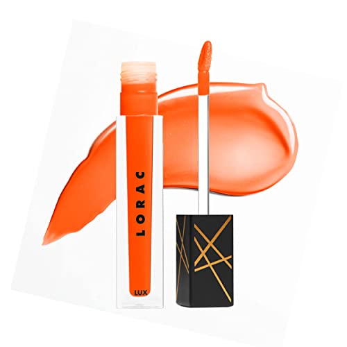 Lorac Lux Diamond Lip Gloss | Genuine Diamond Dust | Non-Sticky | Heatwave Orange #TOP5