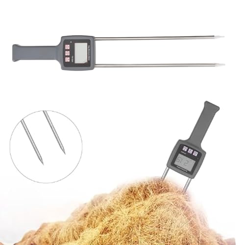 Portable Hay Humidity Tester, Precise Fast Measurements Tester with Probe, Monitoring Ensuring Optimal Hay Quality - Image 2