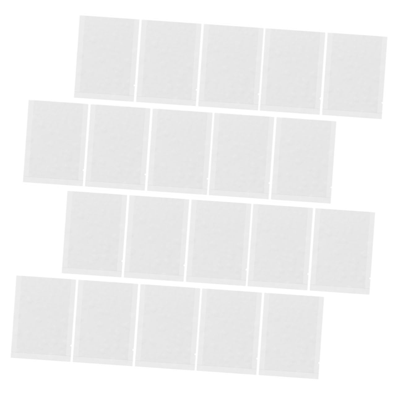 Wakauto Set of 100 Vacuum Saver Bags Food Vacuum Bag for Freezing Meals Gardening Tea Leaves Documents Electronics Pe Material