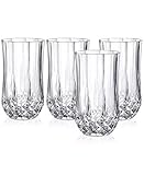 cristal d'arques france bleikristall 4er Set * 340 ml * : 12,7 cm hoch