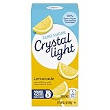 CRISTAL LÉGER LEMONADE Drink Mix - FAIT 12 pintes (6 x 2 packs QUART) - American IMPORTÉS