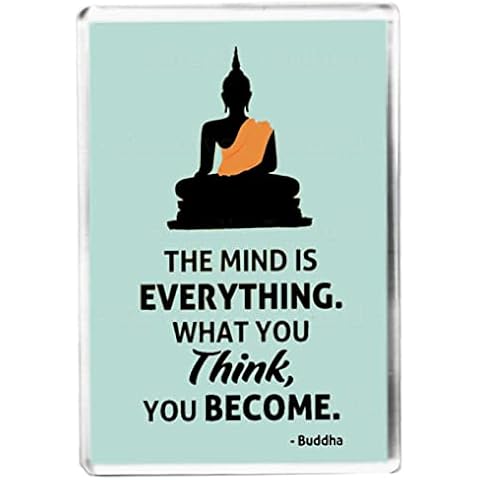 The Mind Is Everything Buddha Fridge Magnet Cover