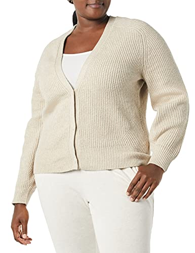 Amazon Essentials Women's Soft Touch Ribbed Blouson Cardigan3