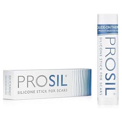 PROSIL Silicone Scar Stick 4.25 g Medical Grade Silicone Scar Treatment for New & Old Scars Mess Free, Glide On Scar Therapy Stick for Face & Body Compact, Travel-Friendly Scar Care for Adults