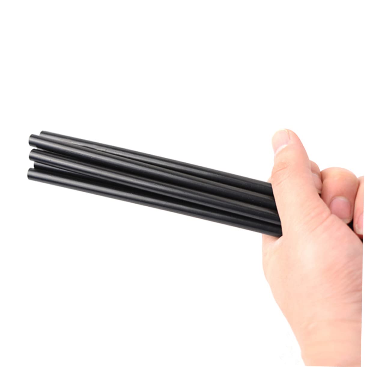 HAWILLOSCH 10Pcs High Viscosity Black Glue Sticks for DIY Projects Fast Curing Hot Melt Adhesive for Repairing and More for Crafts and Home Decorations