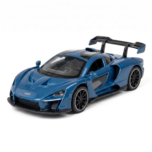 Image of McLaren Senna 1:32 Scale Die-Cast Car Model - Dihedral Doors Engine Bay Opens Pull-Back Alloy Metal Ultimate Series Hypercar Toy for Kids & Collectors