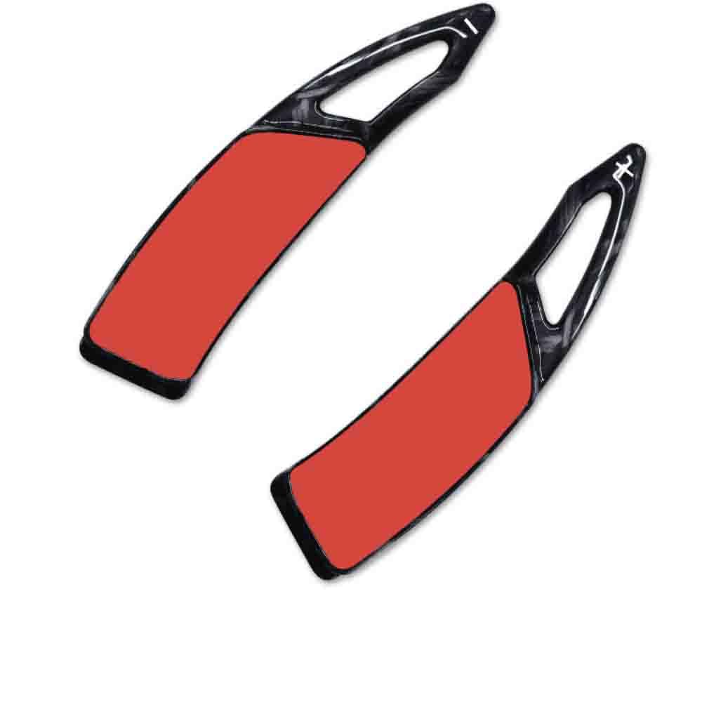 Smoxnmyxh A 2Pcs Car Wheel Paddle Shifter Steering, For Peugeot 208 Paddle Shifter Extended Cover Steerin Interior Ccessories,