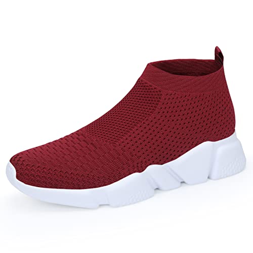 WXQ Men's Fashion Sneakers - Lightweight Breathable Walking Shoes Running Shoes Mesh Workout Casual Sports Shoes