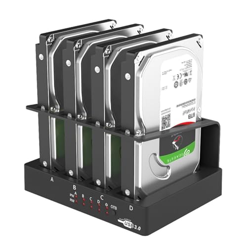 4 Bay Harde Schijf Behuizing Sata naar USB 3.0 Externe Multi-Bay 2,5 & 3,5 Inch HDD SDD Docking Station Harde Schijf Box Vermenigvuldiging