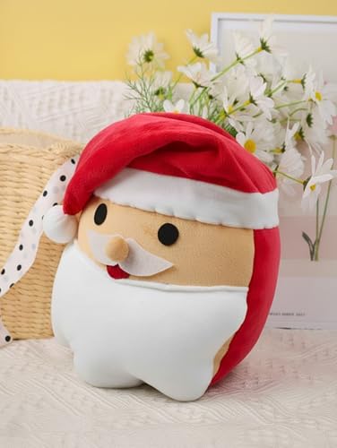 Image of Tickles Santa Claus with Beard & Cap Soft Stuffed Plush Toy for Kids Boys & Girls, Christmas Day (Size: 30 cm, Color: Red)