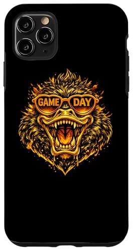 Funny Hockey Duck Game Day Vintage Shirt Fans �X�}�z�P�[�X iPhone 11 Pro Max �p