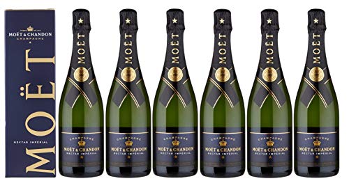 Moet & Chandon Nectar Imperial Champagne Demi - Sec [ 6 Bottiglie da 750ml ]