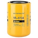 GETOPAUTO 1R-0734 P555680 Oil filter fits Caterpillar 301.5 Excavator,Compatible with Caterpillar