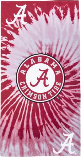 Image of NORTHWEST NCAA Alabama Crimson Tide Unisex-Adult Beach Towel, 30 inch x 60 inch, Psychedelic (Pack of 6)