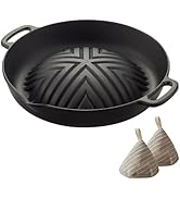 Amazon | 伝統本舗 焼肉ジンギスカン鍋 岩鋳 Iwachu 南部鉄器 直火用