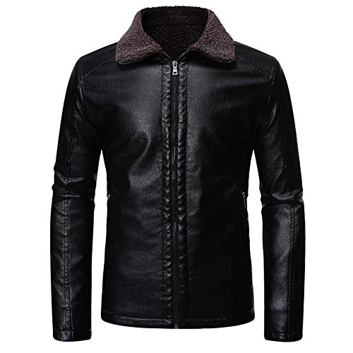 Veste chaude pour hommes automne hiver manteau de mi-saison noir tailleur M au XXL
