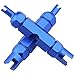 SHTCUS 2 Pack Valve Core Remover, 3 in 1 Handy Bike Valve Core Repair Removal Tool for Presta and Schrader Tubeless Cycling Tires