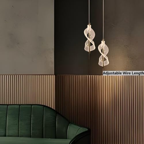 Image of FILLISKA 3 in1 Colour Changing LED Luxurious Hanging /Pendant Light (FrenchGold-PAY1618)