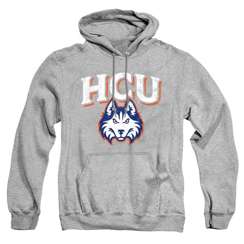 LOGOVISION Official Collegiate Distressed Primary Logo Adult Pullover Hoodie Collection