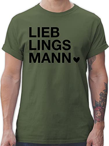 T-Shirt Herren - Lieblingsmann Geschenk Valentinstag für Ihn I Valentinstagsgeschenk Männer Weihnachts Geschenke Partner - M - Army Grün - paerchen t Shirt Vatertagsgeschenk Tshirt Valentines für 16,90 EUR (-15%) statt 19,90 EUR bei amazon.de Bild: T-Shirt Herren - Lieblingsmann Geschenk Valentinstag für Ihn I Valentinstagsgeschenk Männer Weihnachts Geschenke Partner - M - Army Grün - paerchen t Shirt Vatertagsgeschenk Tshirt Valentines für 16,90 EUR (-15%) statt 19,90 EUR bei amazon.de